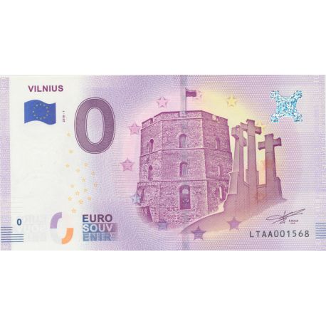 Billet 0€ - Lettonie - Vilnius - 2018-1 - N°1568