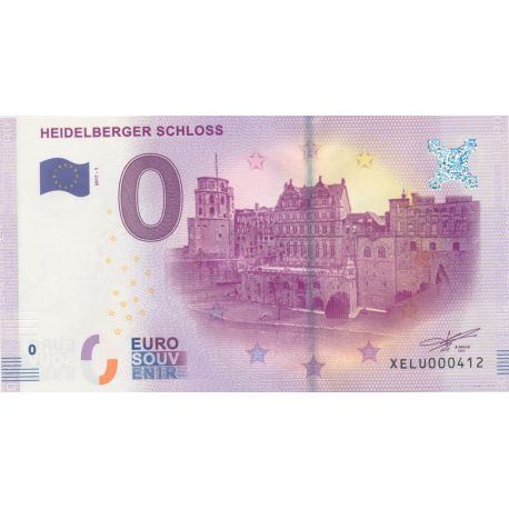 Billet 0€ - Allemagne - Heidelberger schloss - 2017-1 - N°412