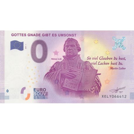 Billet 0€ - Allemagne - Gottes gnade gibt es umsonst - 2017-1 - N°66412