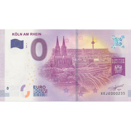 Billet 0€ - Allemagne - Koln am rhein - 2017-2 - N°235