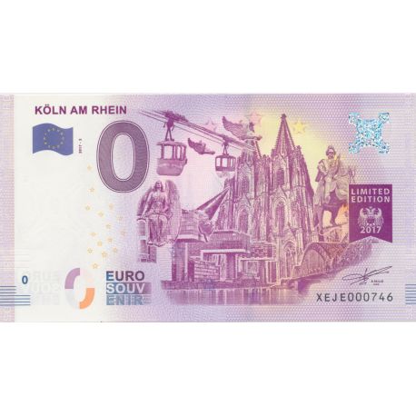 Billet 0€ - Allemagne - Koln am rhein - 2017-3 - N°746