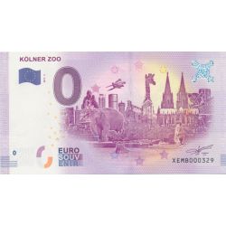 Billet 0€ - Allemagne - Kolner zoo - 2017-2 - N°329