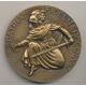 Médaille - Ville de Strasbourg - Alsace libérée 1944 - R.Delamarre - bronze - 68mm - SUP