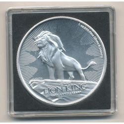 Niue - 2 Dollars 2019 - Roi lion/Lion King - 1 once argent - FDC