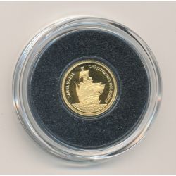 Palau - 1 Dollar 2006 - Santa Maria et christophe colomb - Or 0,5g 0,999 - FDC