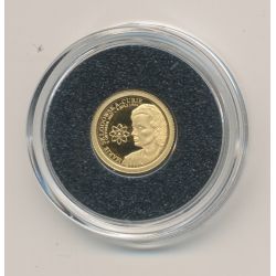 Samoa - 1 Dollar 2009 - Marie Curie - Or 0,5g 0,999 - FDC