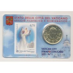 Coincard Vatican N°1 - 50 Cents 2011
