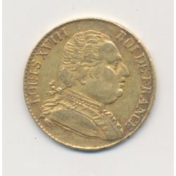 Louis XVIII - 20 Francs Or - 1815 R Londres - Buste habillé