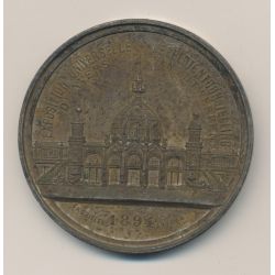 Médaille - Exposition Universelle d'Anvers - 1894 - 54mm - TTB+