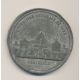 Médaille - Exposition Universelle 1880 Bruxelles - 50e anniversaire indépendance Belgique - étain - 48mm - TTB
