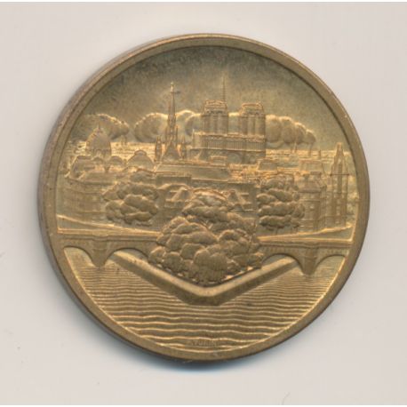 Médaille - Foire de Paris 1950 - laiton 32mm - SUP