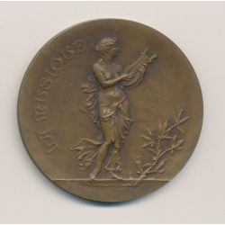 Médaille - La musique - Festival la Tremblade - 1948 - bronze 46mm - TTB+