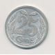 Evreux - 25 Centimes 1921 - chambre de commerce - alu rond 27mm - TTB+