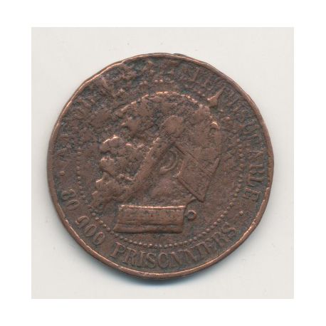 Monnaie satirique - Module 5 centimes - Napoléon III
