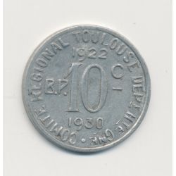 10 Centimes Union Latine - 1922-1930 - Toulouse - alu rond - SUP