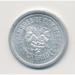 10 Centimes Chambre de commerce de l'Hérault - 1921-24 - alu rond - SPL+