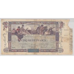 5000 Francs Flameng - 24.01.1918 - B.20 N°912 - B