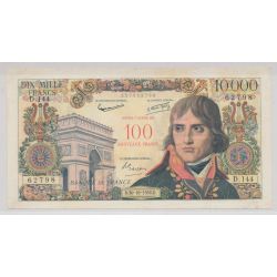 100NF/10000 Francs Bonaparte - 30.10.1958 - D.144 N°62798 - TTB+