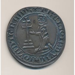 Presse-papier - Refrappe monnaie - argent 70g - 1976 - N°10/100 - SPL