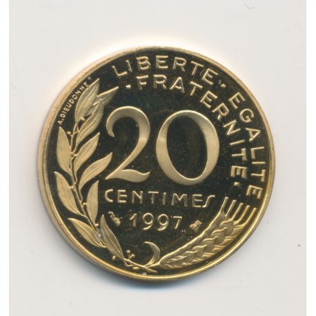 20 Centimes Marianne - 1997 - Belle épreuve