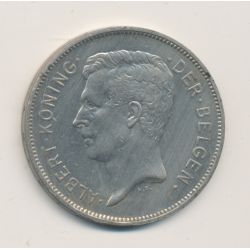 Belgique - 20 Francs/4 Belga 1931 - légende flamande - nickel - TTB