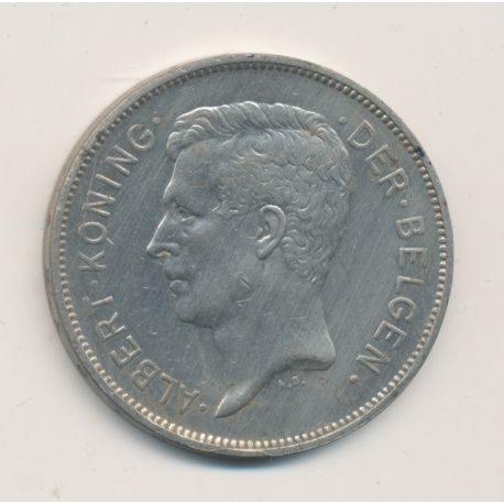 Belgique - 20 Francs/4 Belga 1931 - légende flamande - nickel - TTB