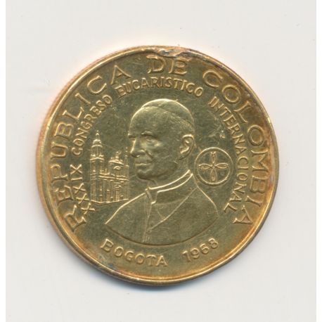 Colombie - 200 Pesos 1968 Bogota - TB - monnaie montée