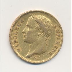 Napoléon 1er - 40 Francs Or - 1810 W Lille - TTB