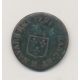 Louis XVI - Liard - 1791 H La Rochelle - cuivre - TB+
