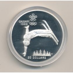 Canada - 20 Dollars 1986 - saut à ski - Jeux Olympiques 1988 
