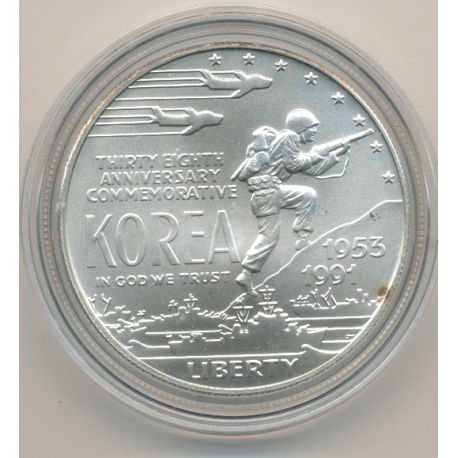 Etats-Unis - 1 Dollar 1991 - guerre de Corée