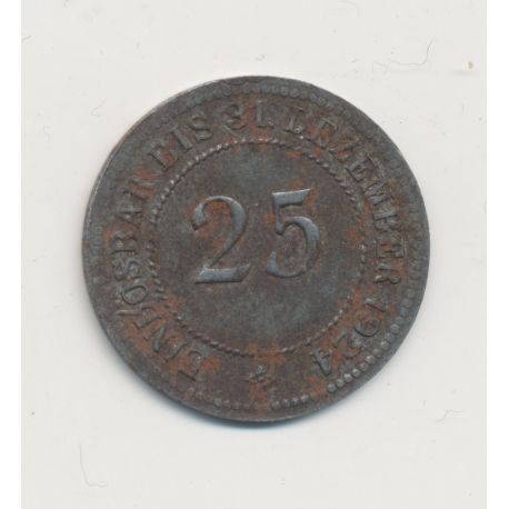 Allemagne - 25 Pfeninnig 1924 - Anhalt - TTB