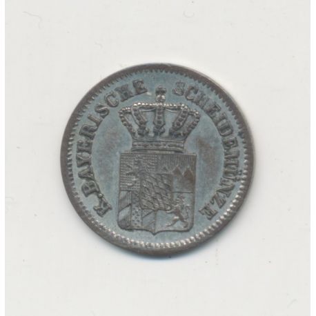 Allemagne - 1 Kreuzer 1868 - Hessen - TTB+