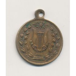 Médaille - Concours musique - Paris 1878 - laiton 23mm