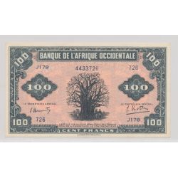 Afrique occidentale Française - 100 Francs - 14.12.1942 - SUP+