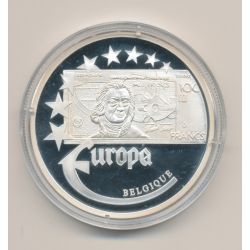 Medaille Europa - 1997 - Belgique - 100 Francs - argent - FDC