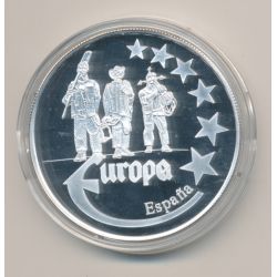 Medaille Europa - 1998 - Espagne - Monuments - argent - FDC