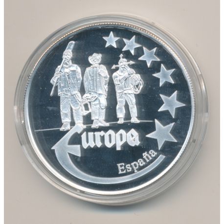 Medaille Europa - 1998 - Espagne - Monuments - argent - FDC