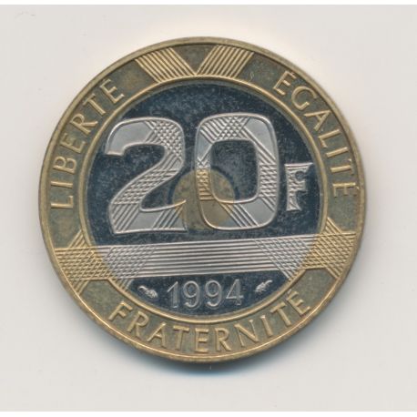 20 Francs Mont st michel - 1994 Belle épreuve - SPL