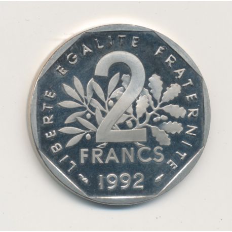 2 Francs Semeuse - 1992 Belle épreuve 