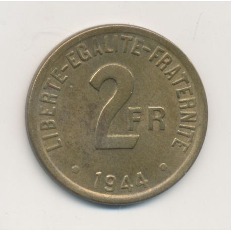 2 Francs France libre - 1944 - TTB+