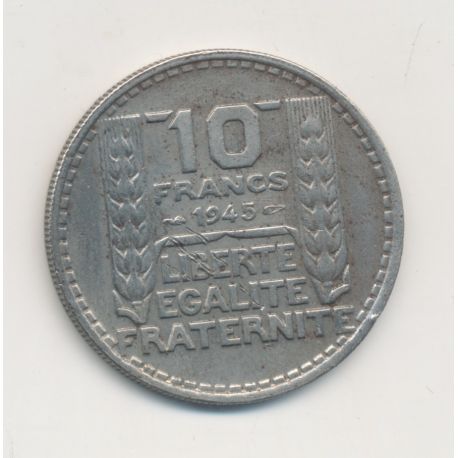 10 Francs Turin - 1945 - rameaux courts - TTB