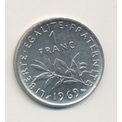 1 Franc Semeuse - 1969 - nickel - SPL