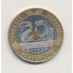 20 Francs Mont st michel - 1993 - SUP+