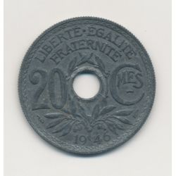 20 Centimes Lindauer - 1946 - zinc - TTB