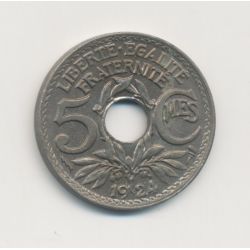 5 Centimes Lindauer - 1924 Poissy - Petit module - SUP+
