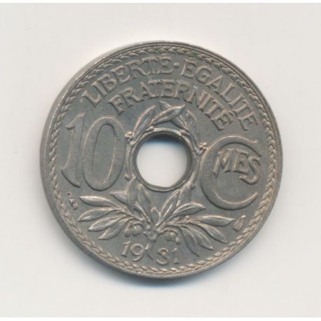 10 Centimes Lindauer - 1931 - SUP+