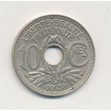 10 Centimes Lindauer - .1938. - maillechort - SUP+