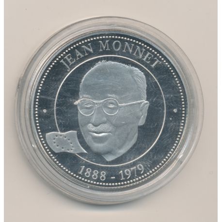 Médaille - Jean Monnet - 1888-1979 - collection Panthéon - 41mm - cupronickel