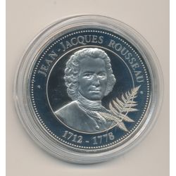 Médaille - Jean-Jacques Rousseau - collection panthéon - nickel - 41mm